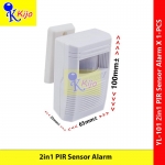 【Alarm】 2in1 Ding Dong & Police Siren PIR Sensor Alarm Door Bell #YL-101 #PIRsensor #门店感应器 #红外线感应警报器 #VisitorChime