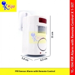 【Alarm】 PIR Sensor Alarm with Remote Control 5M± PIR Sensor Home Office Security Alarm #YL-104 #红外线警报器 #遥控解锁