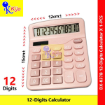 DEXIN 12-Digits Pink Calculator DX--837B #计算机 #Kalkulator #DEXIN #DX-837B #OfficeCalculator
