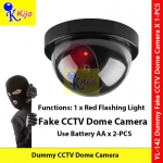 【Fake】 Dummy CCTV Dome Camera with Red Flashing Light #CCTV #FakeCamera #DummyCamera #YL-142 #仿真摄像头 #警惕假摄像头 #CCTVPalsu