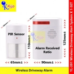 【Alarm】 Wireless Driveway Alert System PIR Sensor Wireless Home Office Sensor Motion Alert Alarm #YL-391 #红外线无线警报器
