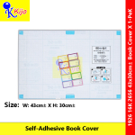 Self-Adhesive Book Cover Pembalut Buku Gam Sticker Transparent Book Wrap Cover #1926 #16K #2656