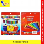 Fengcai 24 Color Pencil Pensil Warna Kayu Coloured Pencils #24色 #长彩色铅笔 #3024 #RQ-00130 #彩色铅笔 #ColorPencil #coloring