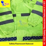 XXL Safety Fluorescent Motorcycle Raincoat Motor Baju Hujan Fluorescent #Raincoat #Motorcycle #荧光雨衣 #Safety #1220 #套装雨衣