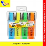 【4in1】 Changli Colorful Highlighter #Changli #HP-6626 #Highlighter #YM-6626 #Colorful #4in1