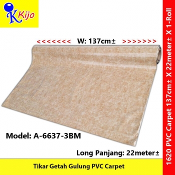 【A-6637-3BM】 Tikar Getah Tebal PVC Carpet Alas Meja Alas Lantai Vinyl #1620 #TikarGetah #Alaslantai #HeavyDuty #Carpet