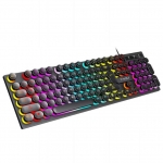 T-WOLF T80 Retro Punk Rainbow Gaming Keyboard #T-Wolf #T80 #3080 #Computer #Keyboard #GamingKeyboard