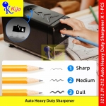 Auto Heavy Duty Electric Pencil Sharpener Automatic Pencil Sharpener #3212 #3007 #JY-212 #JY-007 #电动铅笔刨 #PensilSharpener