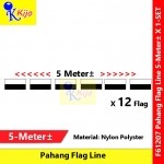 Pahang Flag Line Nylon Polyester Pahang Darul Makmur Flag 5meter± 12flag #61207 #Pahang #Flag #line #彭亨旗