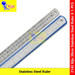 Kijo Stainless Steel Ruler 30cm 12inch Pembaris Besi #铁尺 #Kijo #2142 #StainlessSteelRuler #PembarisBesi #30cm #12inch