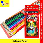 Master King Classic 12-Color Coloured Pencil #PensilWarnaKayu #12color #木彩色笔 #ColoringPencil #7012 #MasterKing #MK