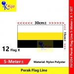 Perak Flag Line Nylon Polyester Perak Darul Ridzuan Flag 5meter± 12flag #61204 #Perak #Flag #line #霹靂旗