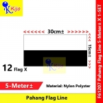 Pahang Flag Line Nylon Polyester Pahang Darul Makmur Flag 5meter± 12flag #61207 #Pahang #Flag #line #彭亨旗