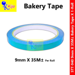 STT-940 9mm X 35M± Bakery Tape Roti Tape PVC Bag Sealer Machine Tape - Per Roll #Stt-940 #SuperMarket