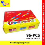 Lantu Non-Sharpening Pencil 1 X 96-PCS #2197 #2707-B #Lantu #BensiaPencil #Apollo #2.0mm #2B #Pensil #太空铅笔