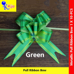 12mm X 10pcs Pull Ribbon Bow Satin Metallic #5922