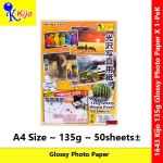 KIJO A4 Glossy Photo Paper – 135gsm Premium Quality #1643