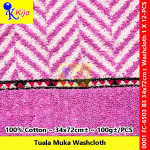Classic Cotton Washcloth Tuala Muka 100% Cotton 34x72cm± 100g± #0001 #B3 #6503 #Washcloth #TualaMuka #100%cotton #全棉面巾