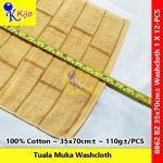 Classic Cotton Washcloth Tuala Muka 100% Cotton 35x70cm± 110g± #8862 #B2 #Washclth #TualaMukaTebal #厚全棉面巾 #100%Cotton