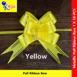 12mm X 10pcs Pull Ribbon Bow Satin Metallic #5922