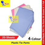 【20-Sheets】 Bambino PVC Plastic Waterproof Tie Pants Napkins Pants #2526 #Plastic #PVC #Bambino #尿裤 #Tie-Pants #Napkins