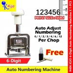 KIJO 6-Digit Auto Numbering Machine #9406