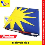 Jumbo Size Malaysia Flag Extra Big Bendera Malaysia Jalur Gemilang 150cmX300cm± 5x10ft± #2298 #Malaysia #Woolen #JUMBO