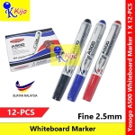 【12-PCS】 Yosogo A500 Whiteboard Marker Pen #Yosogo #A500 #WhiteboardMarker
