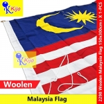 Jumbo Size Malaysia Flag Extra Big Bendera Malaysia Jalur Gemilang 150cmX300cm± 5x10ft± #2298 #Malaysia #Woolen #JUMBO