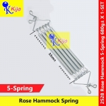 【5-Springs】 Malaysian Rose Hammock Springs Baby Cradle Spring Buaian Bayi Spring #2528 #BuaianBayi #150LBS #Rose