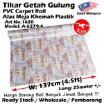 Alas lantai / Tikar Getah Gulung / PVC Carpet Roll / Alas Meja Khemah Plastik 1620 A-6279-4