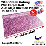 Alas lantai / Tikar Getah Gulung / PVC Carpet Roll / Alas Meja Khemah Plastik 1825 461-13