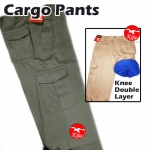 【Dark Green】Worker Cotton Cargo Pants / Seluar Kerja Kargo #6080