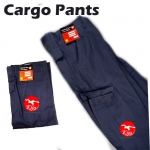 【Dark Blue】Worker Cotton Cargo Pants / Seluar Kerja Kargo #6080