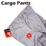 【Grey】Worker Cotton Cargo Pants / Seluar Kerja Kargo #6080