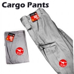 【Grey】Worker Cotton Cargo Pants / Seluar Kerja Kargo #6080
