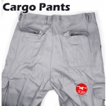 【Grey】Worker Cotton Cargo Pants / Seluar Kerja Kargo #6080