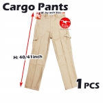 【Brown】Worker Cotton Cargo Pants / Seluar Kerja Kargo #6080