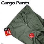 【Dark Green】Worker Cotton Cargo Pants / Seluar Kerja Kargo #6080