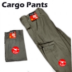 【Dark Green】Worker Cotton Cargo Pants / Seluar Kerja Kargo #6080