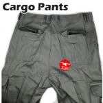 【Dark Green】Worker Cotton Cargo Pants / Seluar Kerja Kargo #6080
