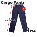 【Dark Blue】Worker Cotton Cargo Pants / Seluar Kerja Kargo #6080