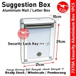 Aluminum Suggestion Box Mail Letter Box Security Lock Key / Peti Surat Cadangan / 铝信箱意见箱 #Suggestion #Box #Peti #Surat #7370A