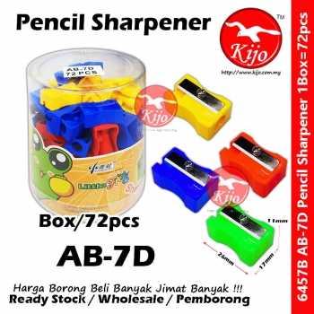 Little Frog Pencil Sharpener AB-7D Pengorek Pensil Kayu 铅笔刨 #6457B #AB-7D