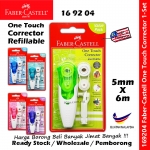 Faber-Castell One Touch Corrector Refillable #169204 #Faber-Castell #One #Touch #Corrector #Tape #5mmX6m
