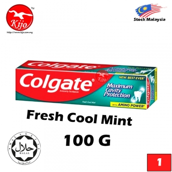 Colgate Toothpaste Maximum Cavity Protection Fresh Cool Mint Anticavity Toothpaste 100g with Amino Power #Colgate #Tooth