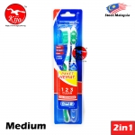 Oral-B Classic UltraClean 123 Clean All Rounder 3 Way Clean 2in1 Value Set Medium #Oral-B #Classic #UltraClean #123