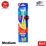 Oral-B Classic UltraClean 123 Clean All Rounder 3 Way Clean 2in1 Value Set Medium #Oral-B #Classic #UltraClean #123