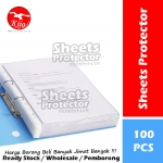 Sheet Protector A4 Size 11-Hole Transparent Super Clear OPP File Refill / Pocket File Refill #A4 #Sheet #Protector #100 #8771A