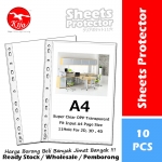 Sheet Protector A4 Size 11-Hole Transparent Super Clear OPP File Refill / Pocket File Refill #A4 #Sheet #Protector #10 #1824